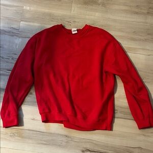 Gildan Men's Vibrant Red Crewneck Sweater